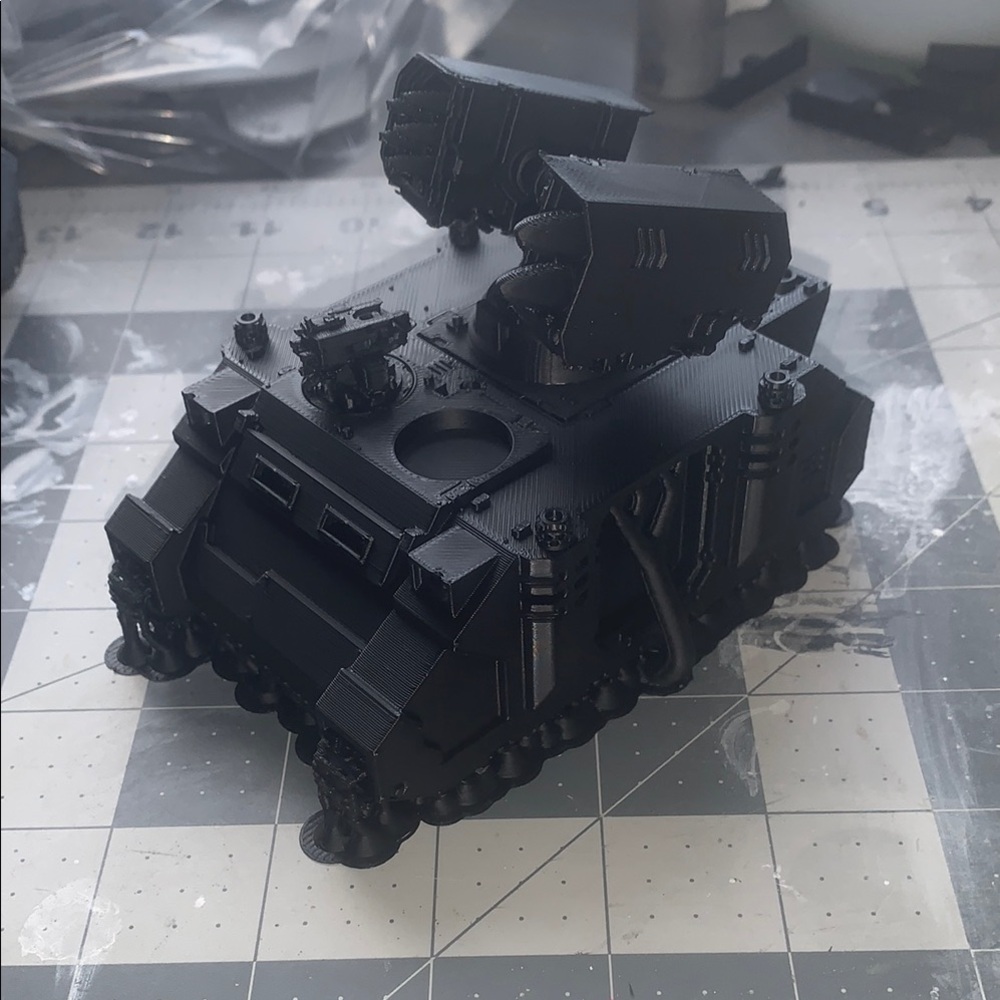 Black Armored Vehicle Toy
